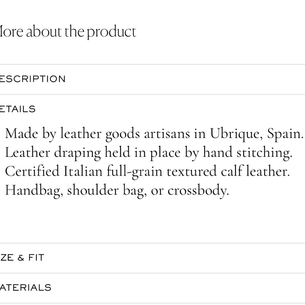 POLENE LEATHER BAG - Picture 8 of 9